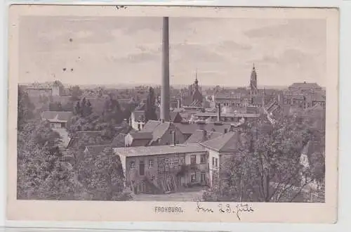 18940 Ak Frohburg Totalansicht 1914