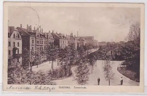 15953 Ak Glauchau Turnerstrasse 1917