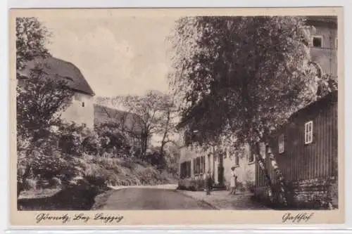 95107 Ak Görnitz Bezirk Leipzig Außenansicht des Gasthofes um 1930