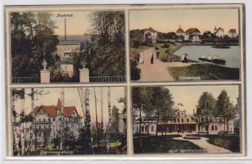 95214 Ak Bad Lausick Kurhaus Villenkolonie Genesungsheim Hotel Herrmannsbad 1903