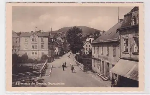 92702 Ak Bärenstein Bez. Chemnitz Grenzstrasse 1947