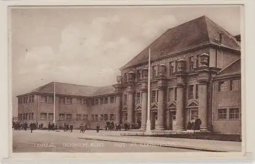 87461 AK Leipzig Technische Messe, Haus der Elektrotechnik 1928