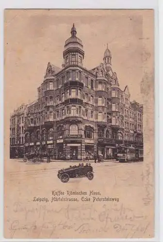 86307 AK Kaffee Römisches Haus, Leipzig, Härtelstrasse, Ecke Petersteinweg 1939