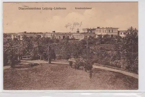 87186 Ak Diaconissenhaus Leipzig Lindenau Krankenhäuser 1913