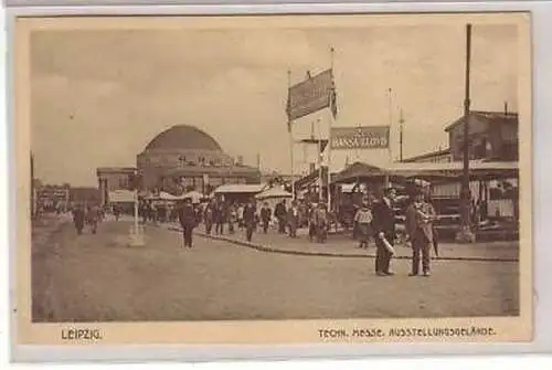 8/3 Ak Leipzig techn. Messe Ausstellungsgelände 1925