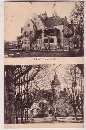 68179 Mehrbild Ak Schloß Elstra in Sachsen 1929