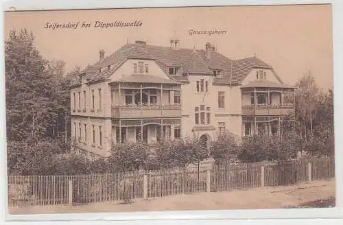 68296 Ak Seifersdorf bei Dippoldiswalde Genesungsheim 1925