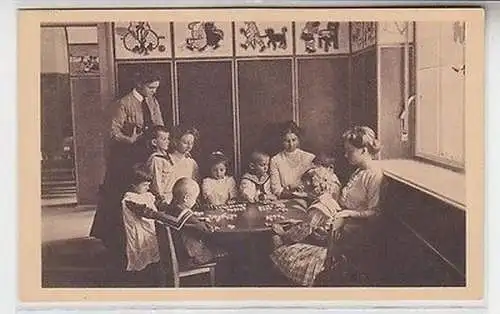 63826 Ak Leipzig Hochschule für Frauen Kindergarten um 1920