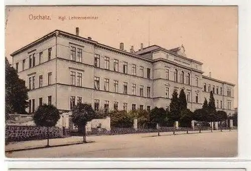 60056 Ak Oschatz königliches Lehrerseminar um 1917