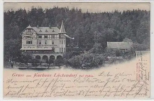 58867 Ak Gruß aus Kurhaus Lückendorf bei Oybin 1899