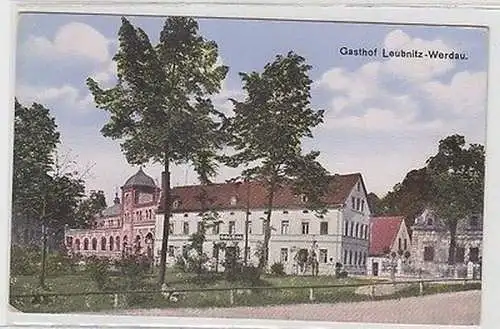 46234 Ak Gasthof Leubnitz Werdau um 1910