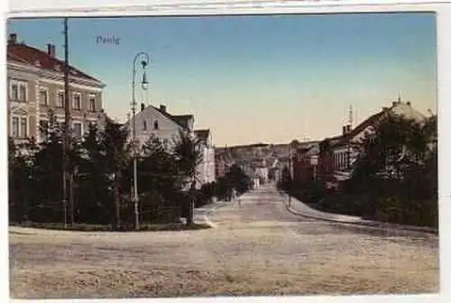 39982 Ak Penig in Sachsen Straßenansicht um 1910