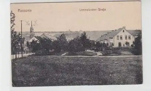 37341 Ak Rosswein Lommatzscher Strasse um 1910