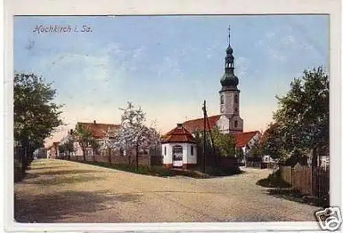 34473 Ak Hochkirch in Sachsen Ortsansicht 1949