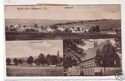 31241 Mehrbild Ak Gruß aus Liebenau in Sachsen 1923