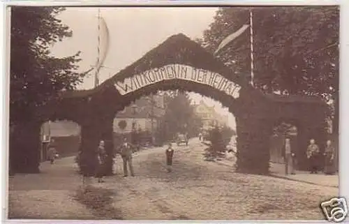 28868 Foto Ak Heimatfest Colditz Stadttor 1926