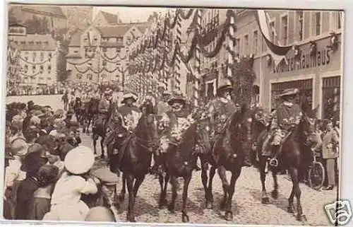 28657 Foto Ak Heimatfest Colditz Festumzug 1926