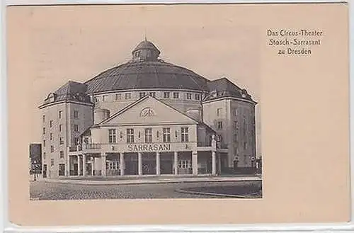 25592 Feldpost Ak Das Circus Theater Stosch Sarrasani zu Dresden 1916