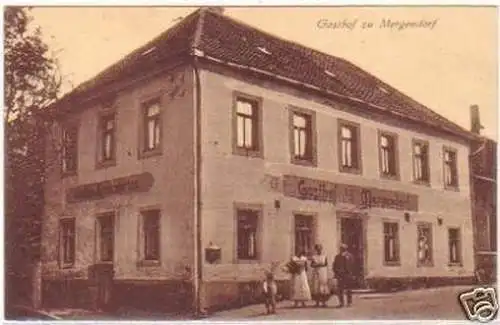 28127 Feldpost Ak Gasthof zu Mergendorf 1918