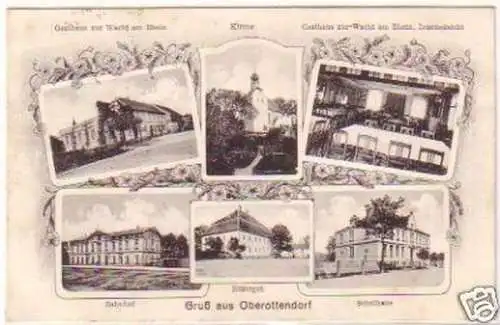 24755 Mehrbild Ak Gruß aus Oberottendorf um 1918