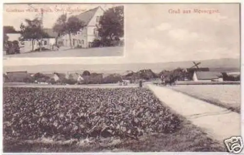 24804 Ak Gruß aus Meusegast Gasthaus 1916