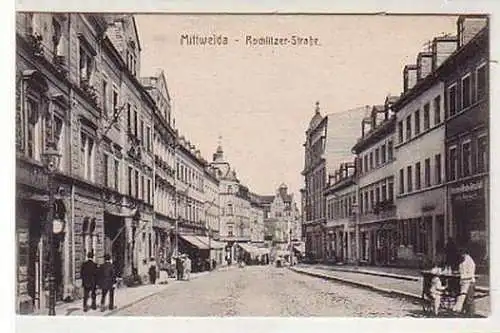 24941 Ak Mittweida Rochlitzer Strasse um 1910