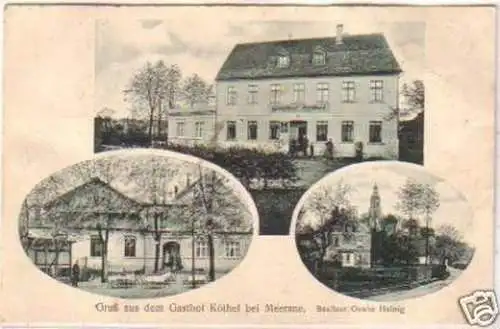 20216 Ak Gruß aus dem Gasthof Köthel bei Meerane 1926