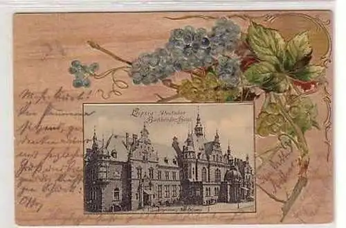 21/13 Präge Ak Leipzig deutsches Buchhändlerhaus 1903