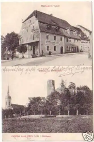 20091 Mehrbild Ak Gruß aus Stolpen in Sachsen 1911