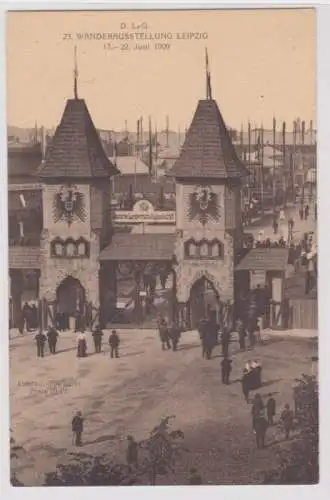 19610 Ak 23. Wanderausstellung dt. Landwirtschaftsgesellschaft in Leipzig 1909