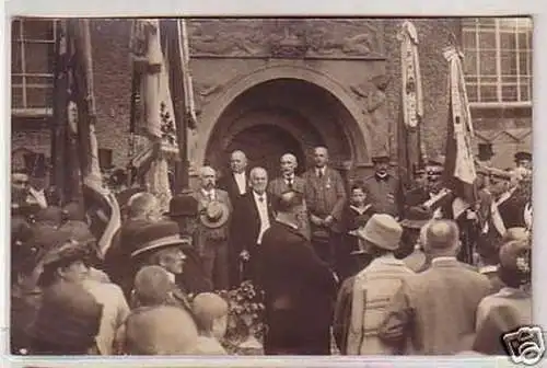 18736 Foto Ak Heimatfest Colditz Stadtoberhäupter 1926