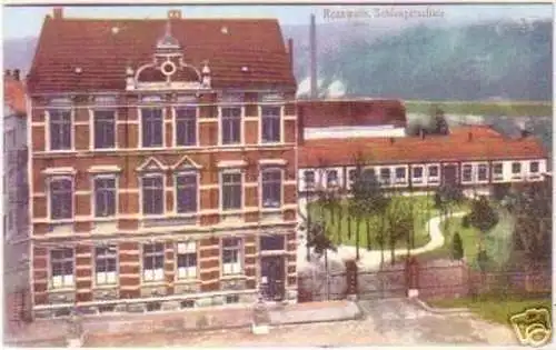 19074 Ak Rosswein Schlosserschule um 1920