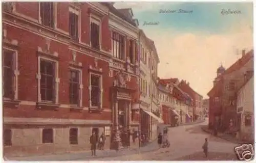 17765 Ak Roßwein Döbelner Straße Postamt 1913