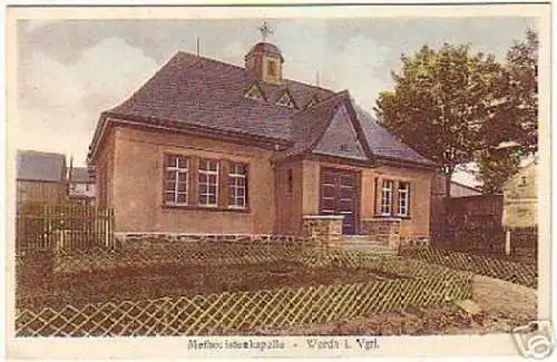 15931 AK Methodistenkapelle-Werda i.Vgtl. um 1930