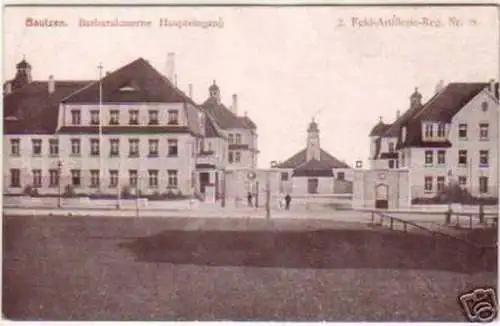 14746 AK Bautzen Barbarakaserne-Haupteingang 1918