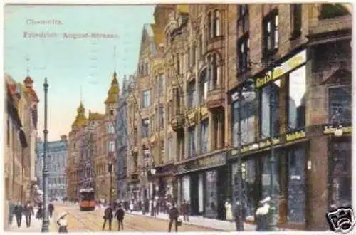 09227 Ak Chemnitz Friedrich August Straße 1912