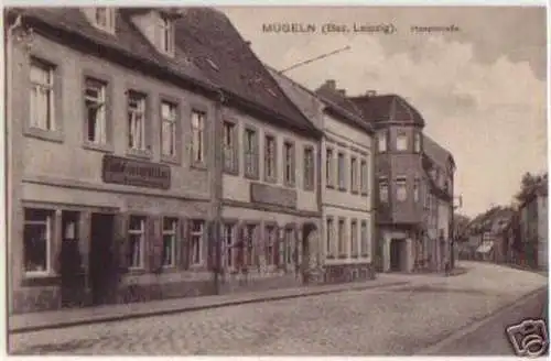 09647 Ak Mügeln (Bez. Leipzig) Hauptstrasse 1916