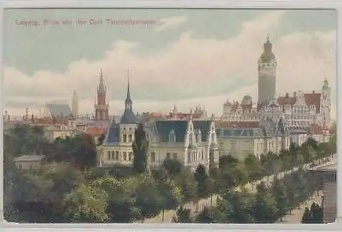 1/13 Ak Leipzig Blick in die Carl Tauchnitzstrasse 1910