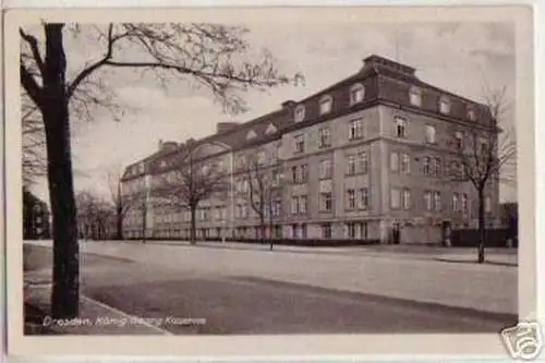 10774 Ak Dresden König Georg Kaserne um 1940