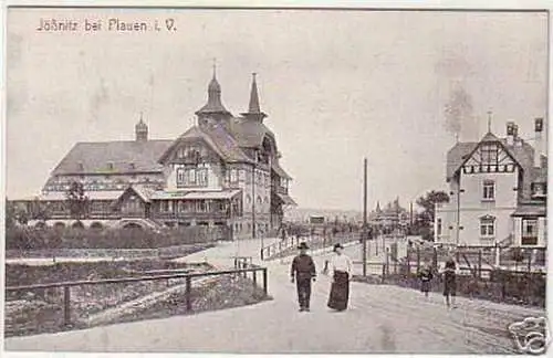 07681 Ak Jößnitz bei Plauen im Vogtland um 1910