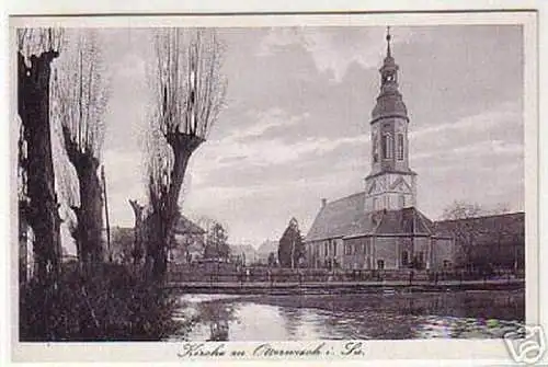 06189 Ak Kirche zu Otterwisch in Sachsen um 1940