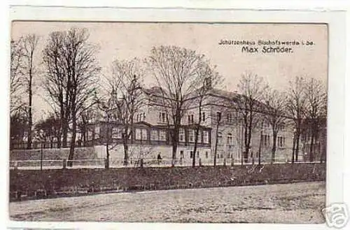 schöne Ak Schützenhaus Bischofswerda in Sa. 1921