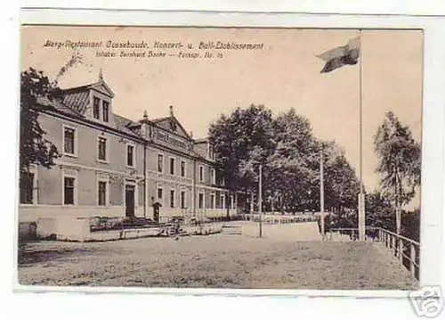 schöne Ak Gruss vom Bergrestaurant Cossebaude 1913