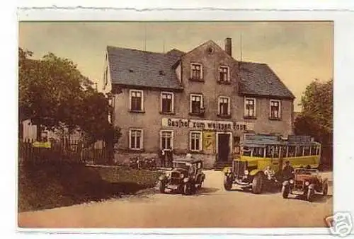 schöne Ak Gruss aus Gasthof Claußnitz um 1920