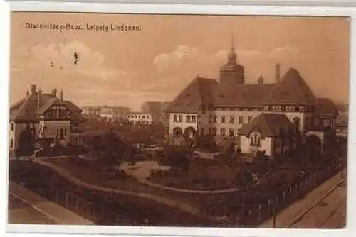 9/5 Ak Leipzig Lindenau Diaconissen Haus 1910