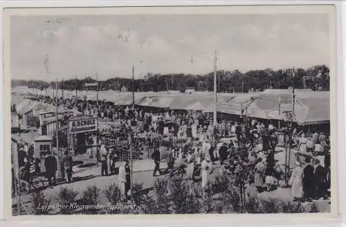 86965 AK Leipziger Kleinmesse - Topfmarkt mit Messe Sonderstempel 1957