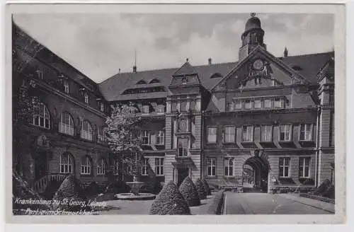 86691 AK Leipzig - Krankenhaus zu St. Georg - Partie im Schmuckhof 1941