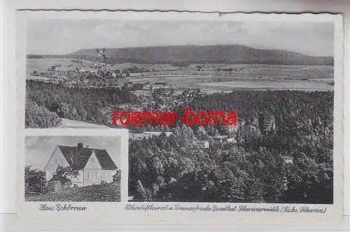 72710 Ak Rosenthal Schweizermühle (Sächs. Schweiz) Haus Rehbronn um 1940