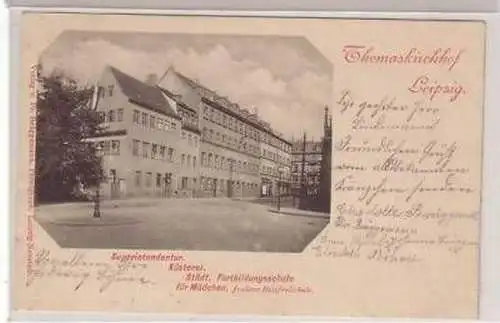 7/32 Ak Leipzig Thomaskirchhof 1910