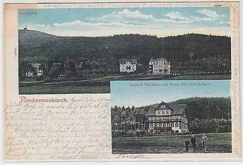 66406 Mehrbild Ak Niederneukirch Valtenberg und Gasthof Waldhaus 1905